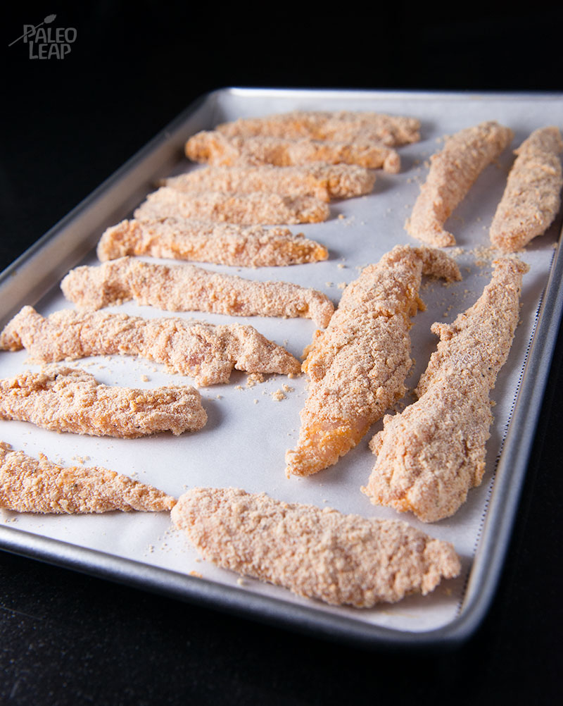 Chicken tenders preparation