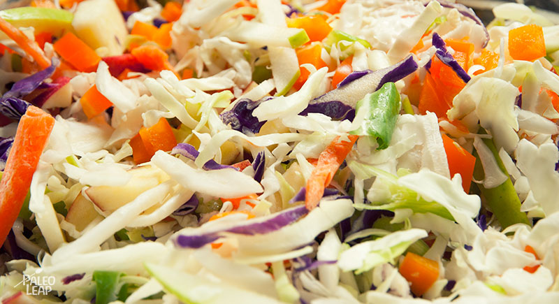 Coleslaw preparation Coleslaw preparation