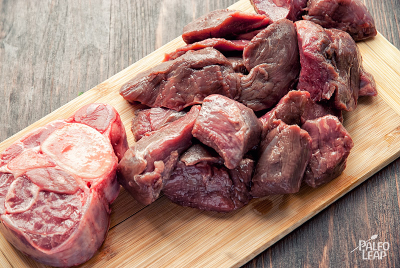 Bison Stew preparation Bison Stew preparation