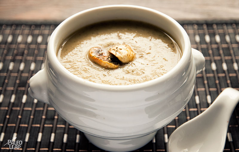 Creamy Zucchini And Mushroom Soup | Paleo Leap