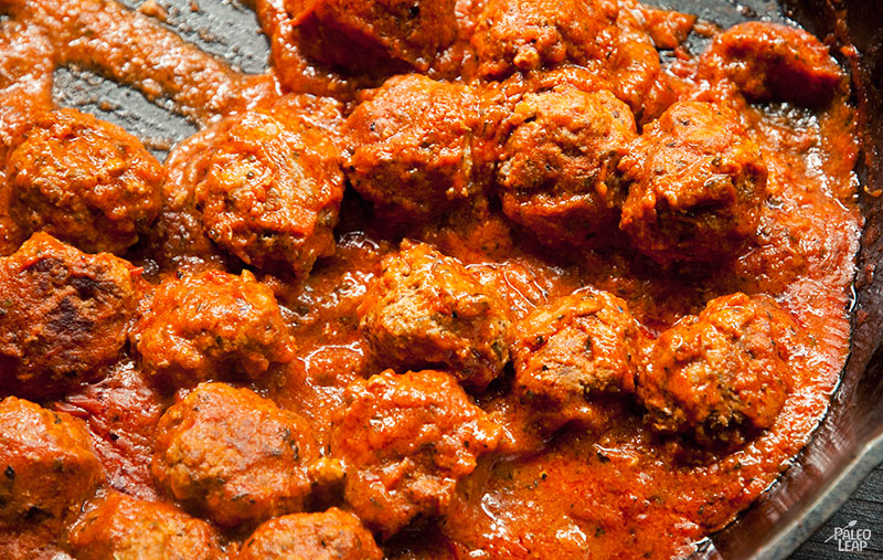 Meatball Bites with spaghetti squash preparation Meatball Bites with spaghetti squash preparation