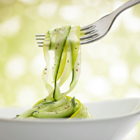 Fork with zoodles