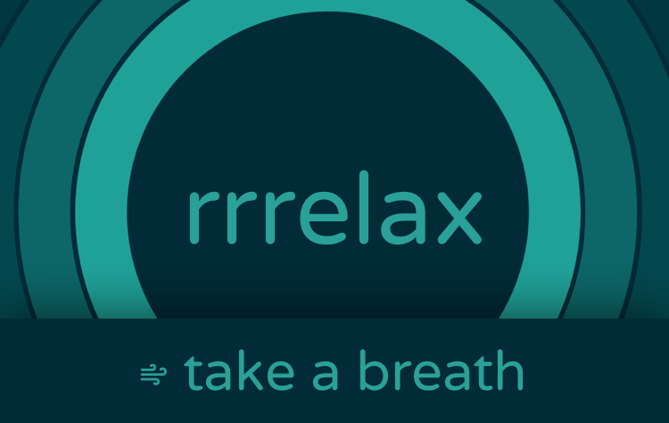 visual web app to take deep breaths