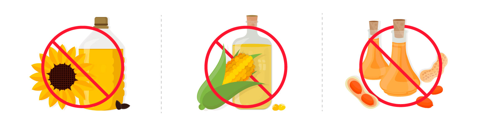 No vegetable seed oils