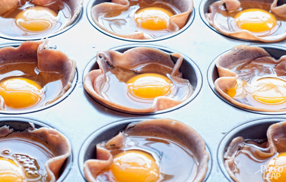 Egg and ham preparation