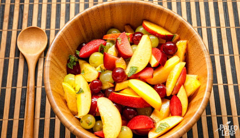 Fruit Salad With Mint and Lime