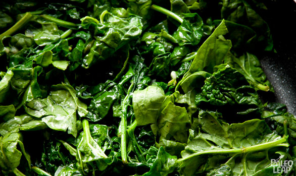Creamed spinach preparation Creamed spinach preparation