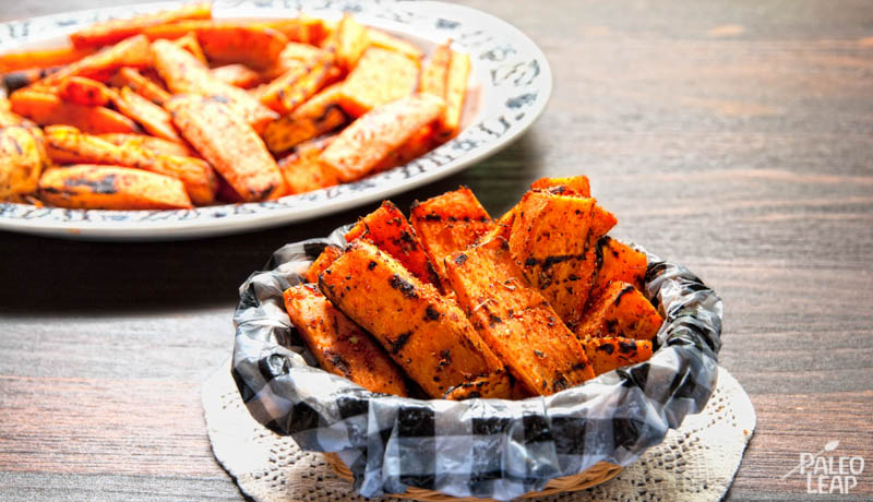 Spicy Sweet Potato Wedges  Paleo Leap