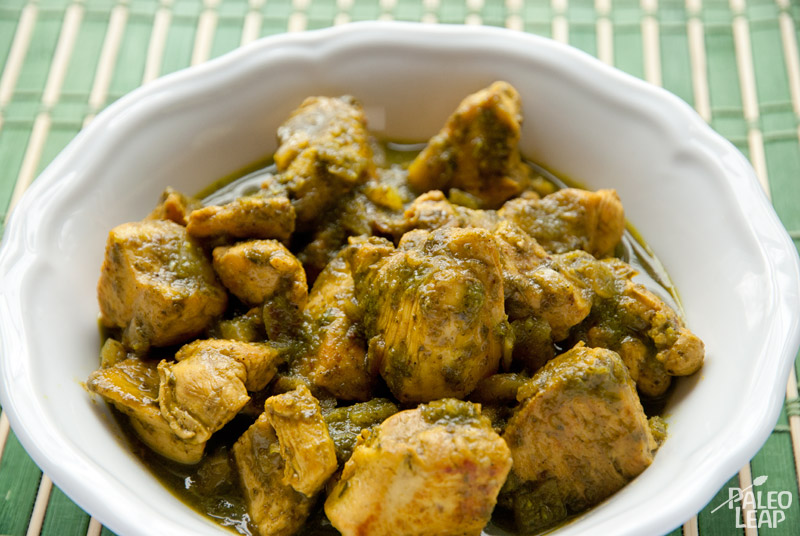 Green Chicken Masala | Paleo Leap