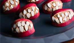 Halloween Apple Mouths