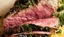 Beef Sirloin With Fresh Herb Marinade