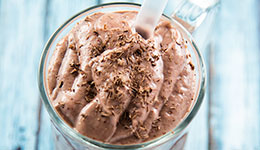 Chocolate Avocado Strawberry Smoothie