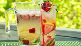 Coconut Strawberry Lemonade