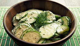 Creamy Cucumber Salad
