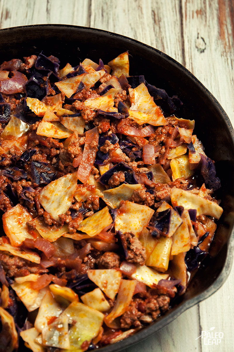 Ground Beef And Cabbage Skillet  Paleo Leap