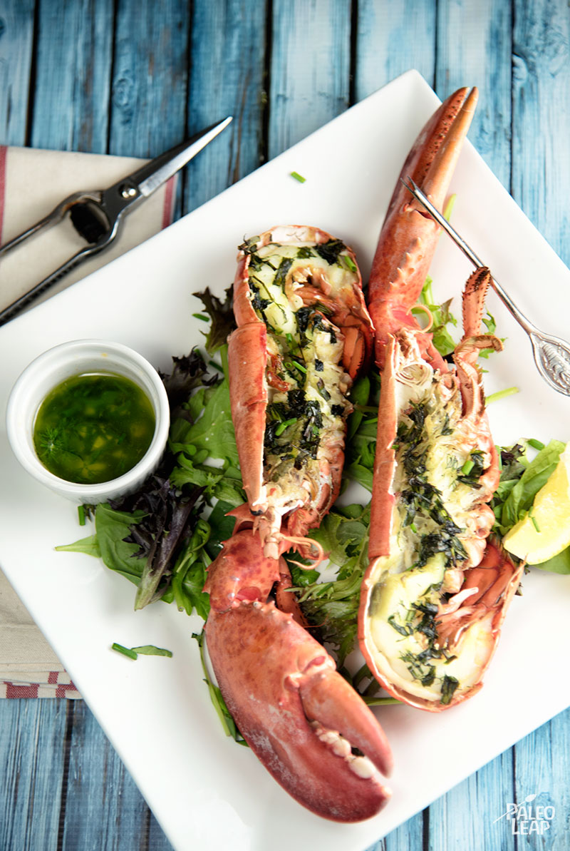Grilled Lobster With Fresh Herbs