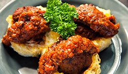 Meatball Bites With Spaghetti Squash