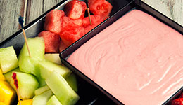 Raspberry-Lime Fruit Dip