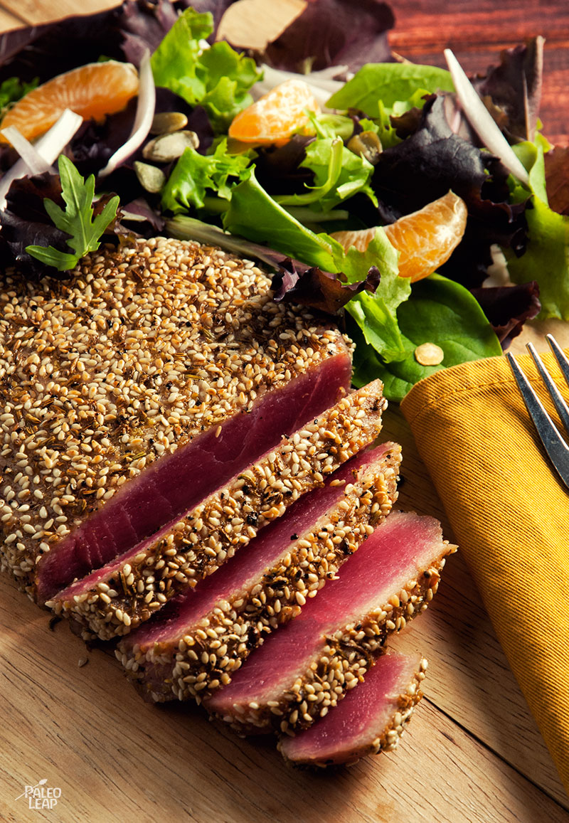 Sesame Spiced Tuna | Paleo Leap