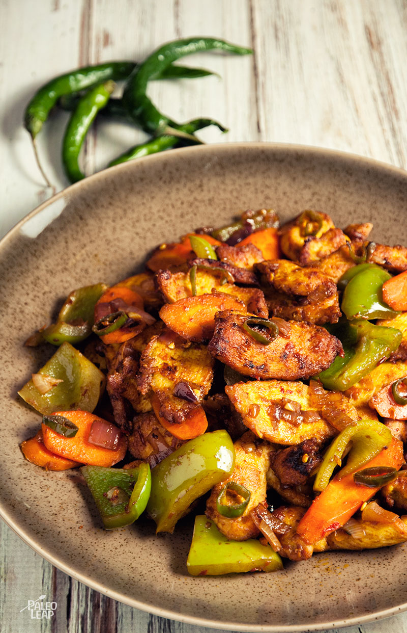 Spicy Indian Chicken Stir Fry Recipe