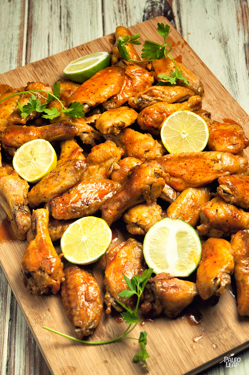 Spicy Lime Baked Chicken Wings