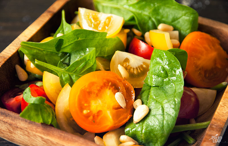 Tomato And Spinach Salad  Paleo Leap