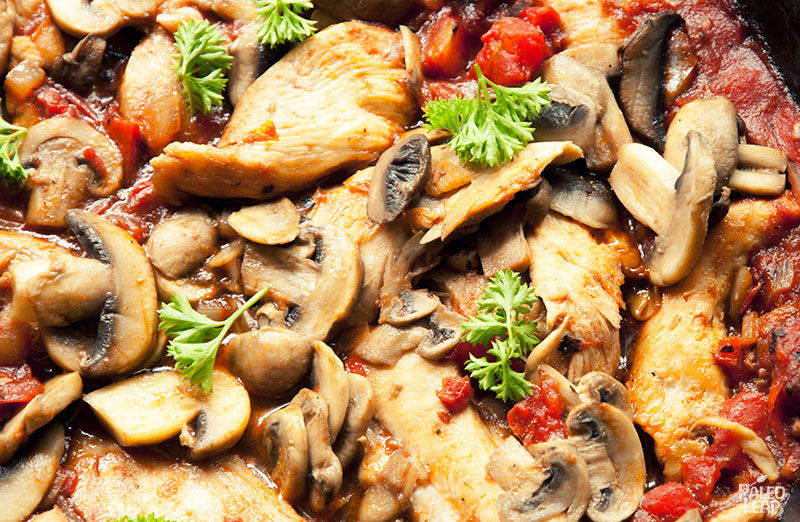 Tuscan Chicken preparation