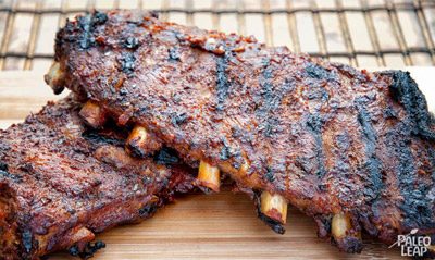 Ribs with BBQ Apple Sauce