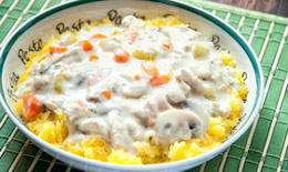 Creamy Chicken And Delicata Squash