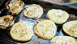 Oven Roasted Garlic Cabbage