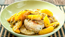 Pork Chops With Peaches