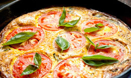 Tomato Basil Frittata