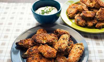 Oven Fried Pickles