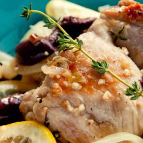 Olive garlic & lemon chicken Recipe