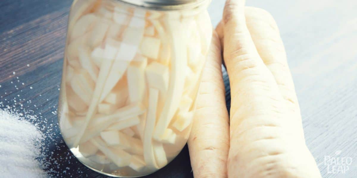 lacto-fermented parsnips Recipe Preparation