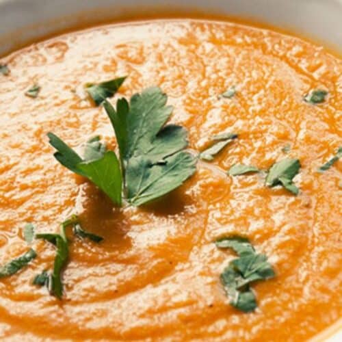 Sweet potato and sausage soup Recipe