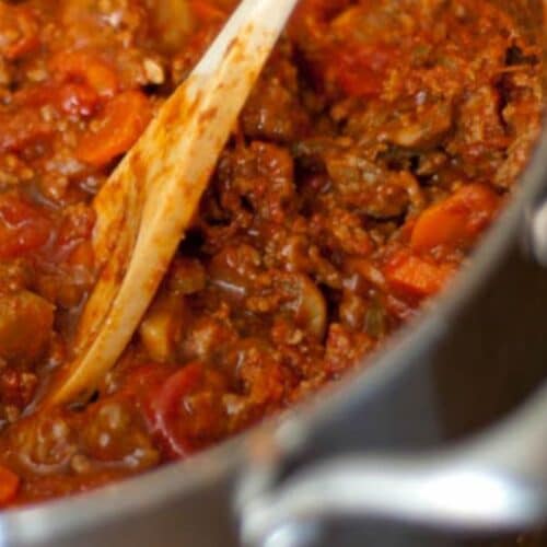 Beanless chili Recipe