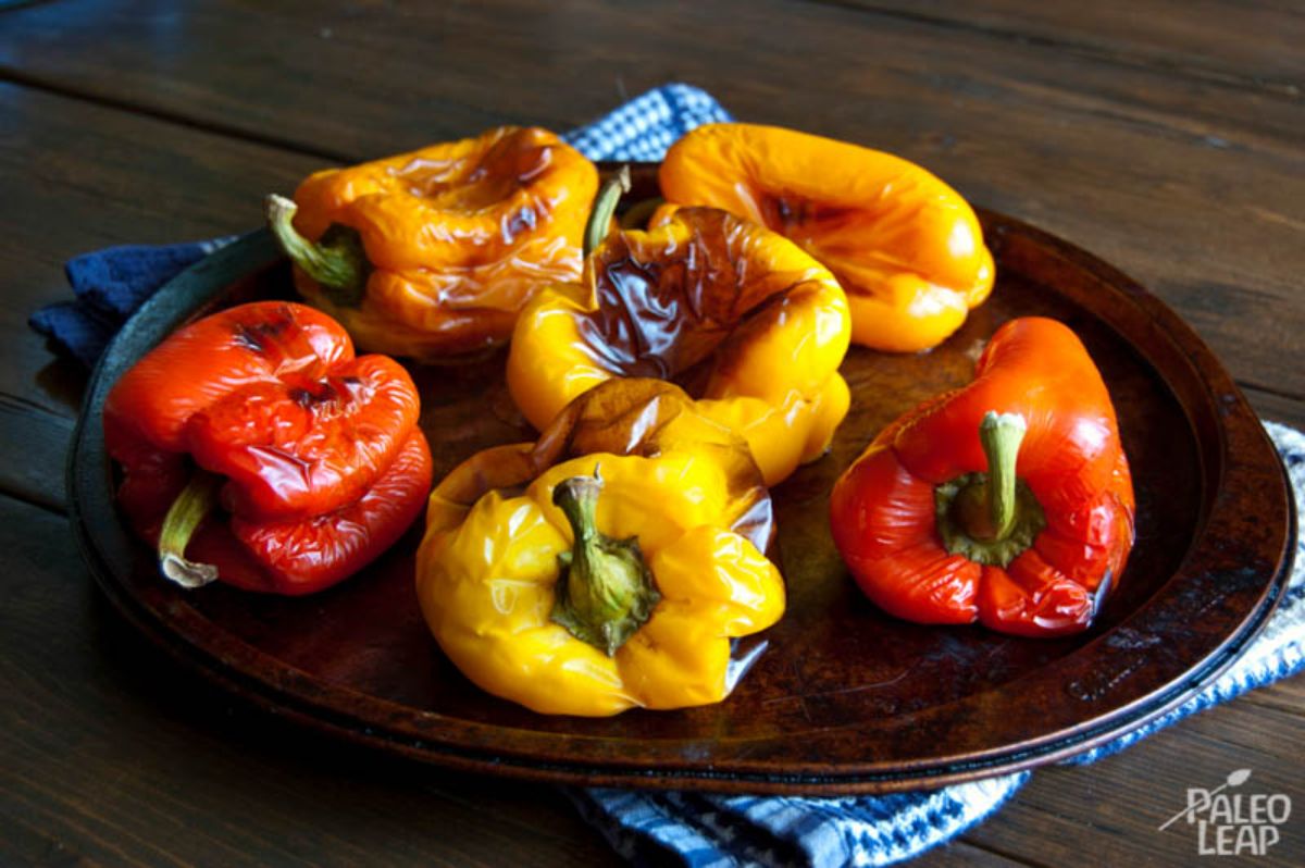 Roasted bell pepper side dish Recipe Preparation