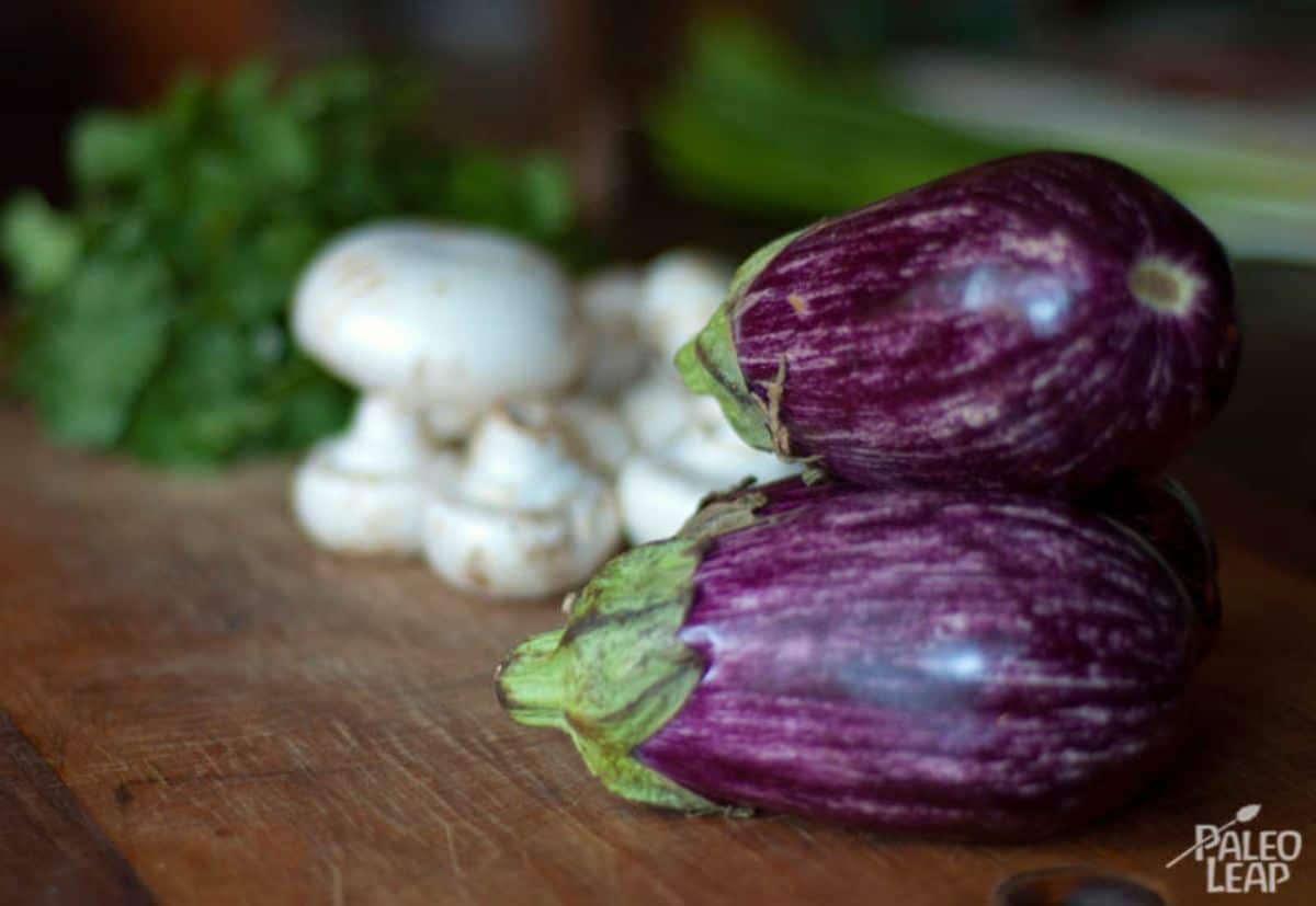 Eggplant mushroom curry Recipe Preparation