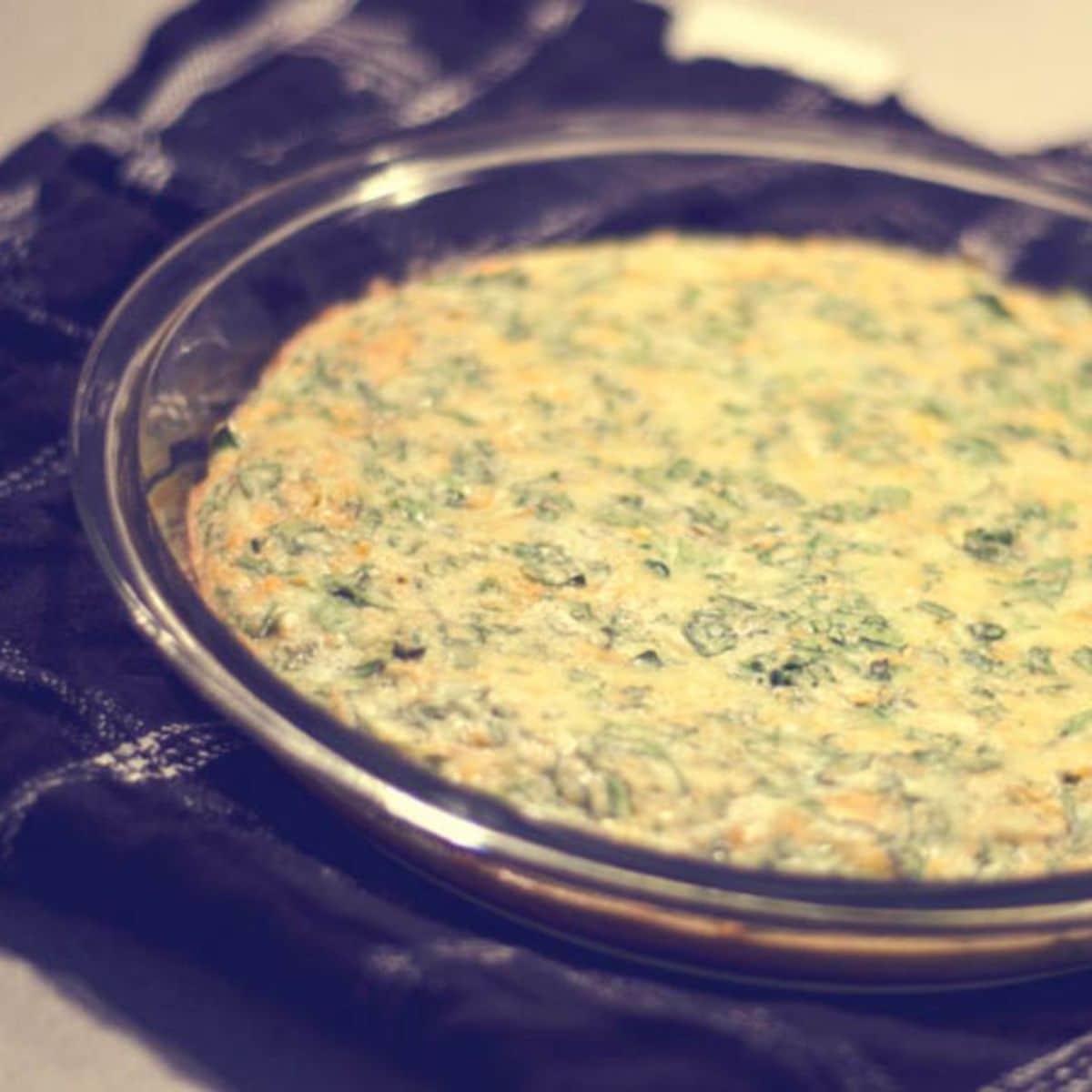 Basic spinach quiche Featured