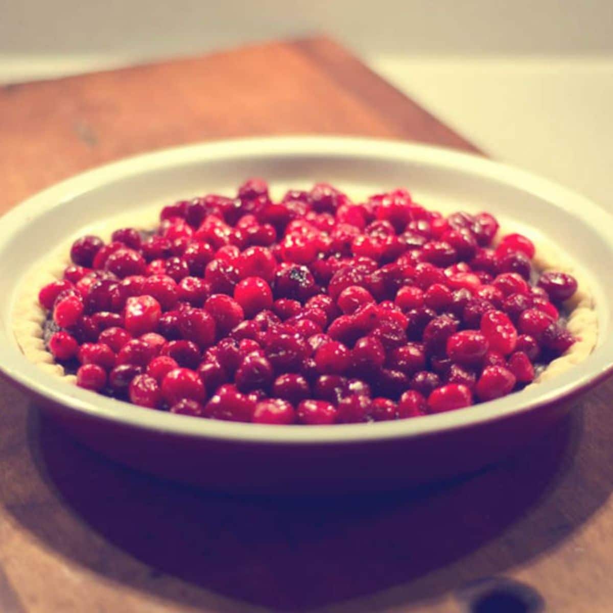 Chocolate cranberry pie Featured