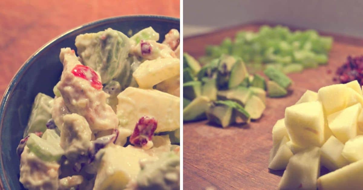 Chicken Salad With Grapes, Apples And Cranberries Recipe