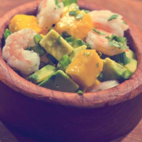 Shrimp and mango salad Recipe