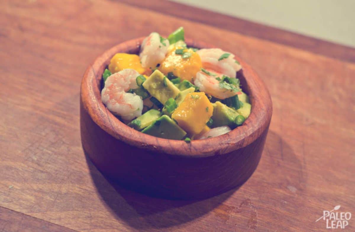 Shrimp and mango salad