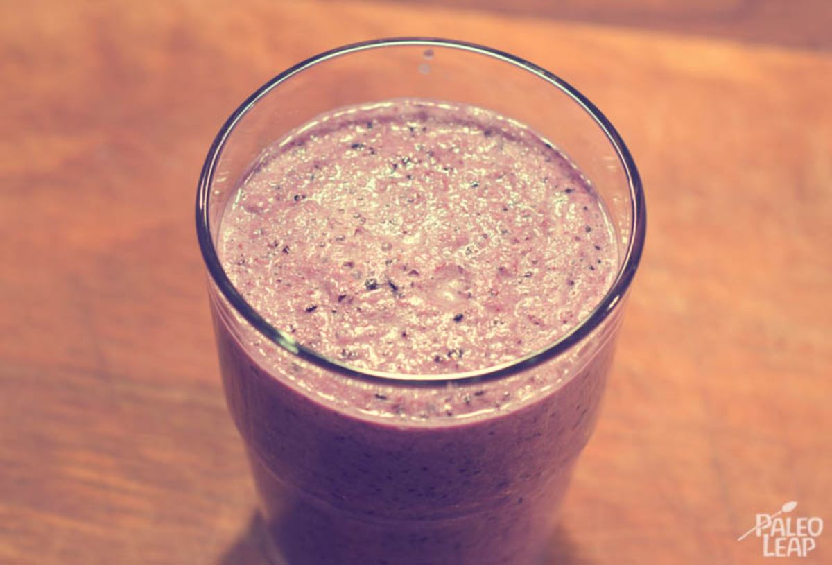 Blueberry cucumber smoothie