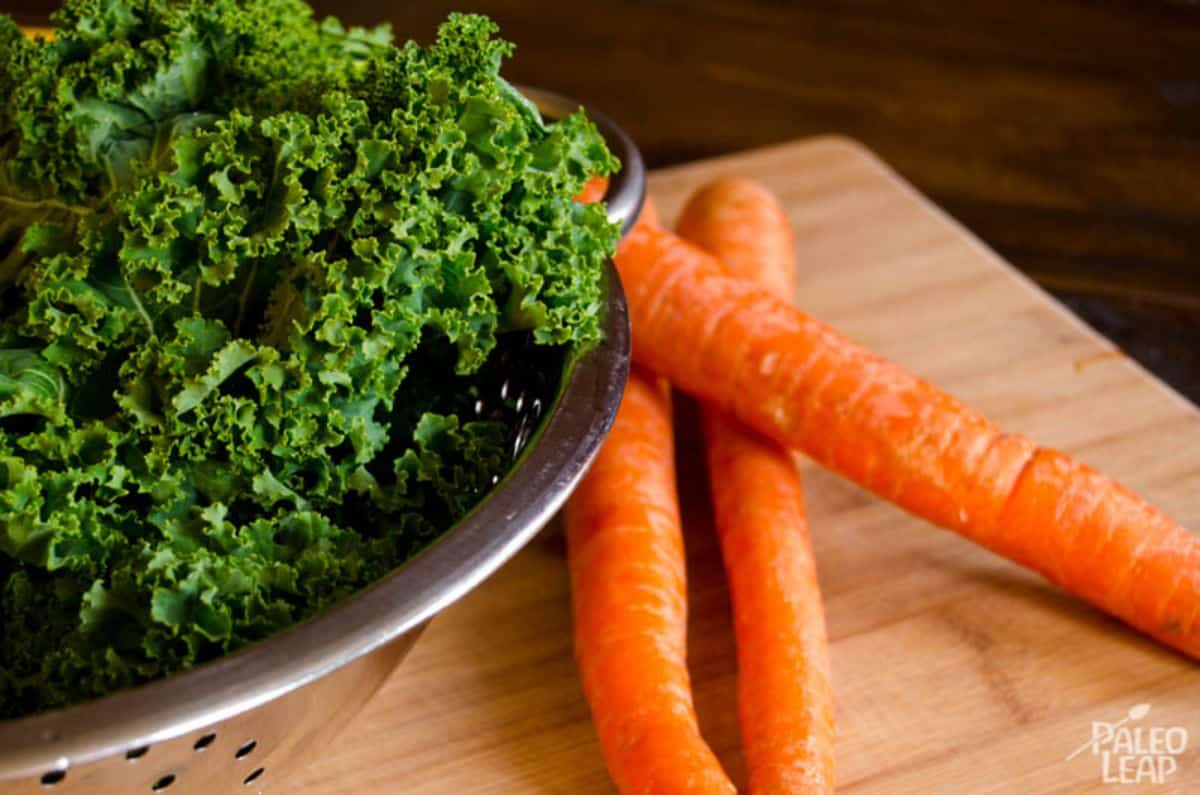 Raw Kale Salad Recipe Preparation