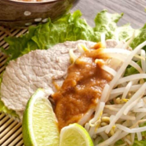 Thai Pork Lettuce Wraps Recipe