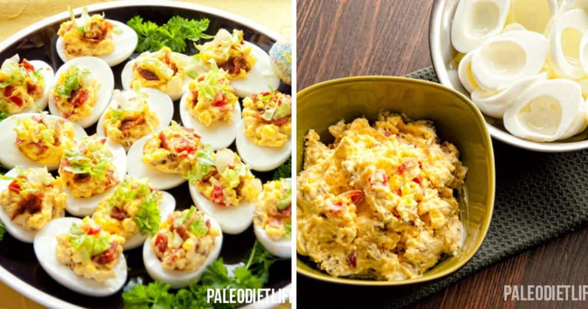 BLT Dressed Eggs Recipe Paleo Leap