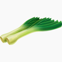 Leeks are high in FODMAPs