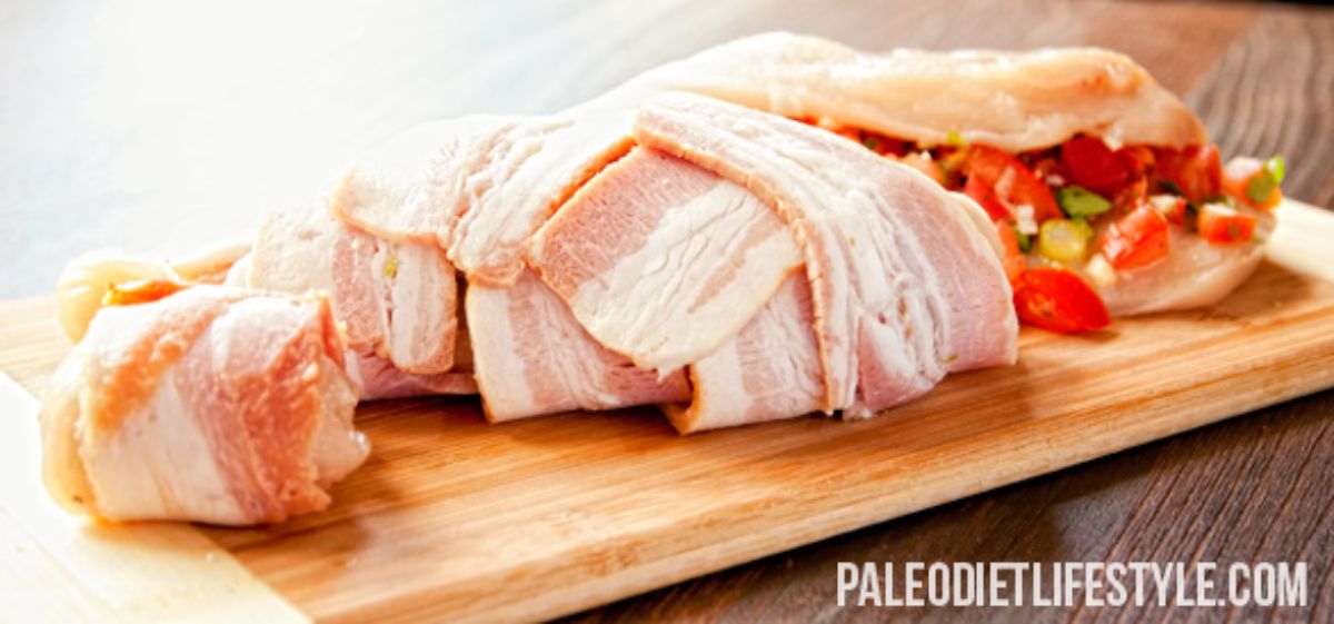 Bacon-Wrapped Salsa Stuffed Chicken Recipe Preparation